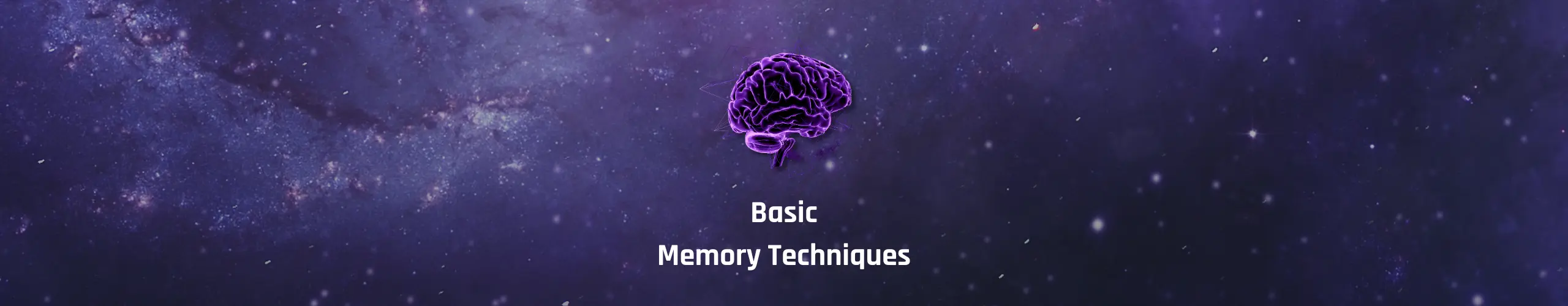 Basic Memory Techniques - Braindrills